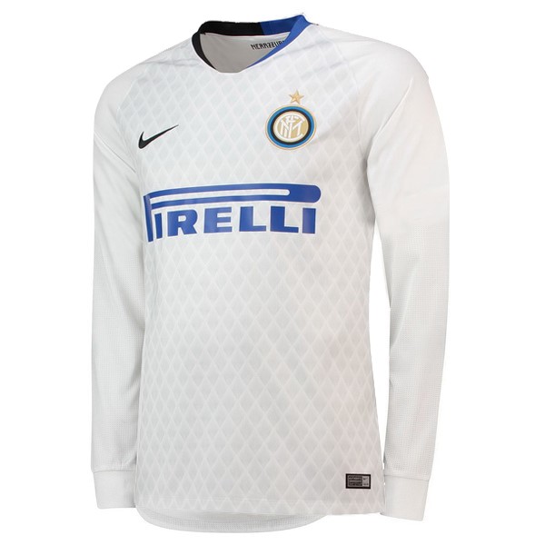 Camiseta Inter Milan Segunda equipo ML 2018-19 Blanco